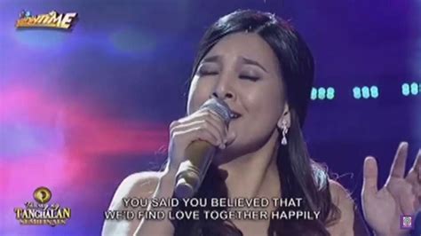 Aila Santos sings Come In Out Of The Rain on Tawag Ng .